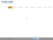 Tablet Screenshot of guardianangels-parish.org